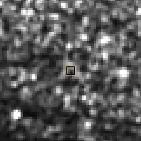 Radar image, 3 April 2024: speckled texture of bush